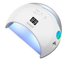 Лампа SUN LED/UV гібрид 6S з дисплеєм Білий 48 Вт