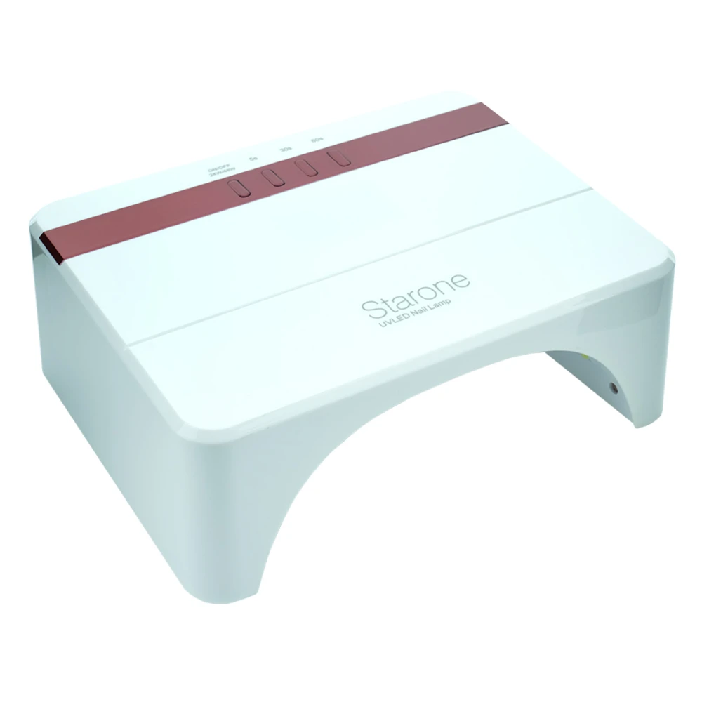 Лампа SUN LED/UV гібридна STARone з дисплеєм Червоно-біла 48 Вт