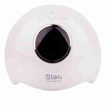 Лампа SUN LED/UV гибрид STAR 6 с дисплеем White 24 Вт