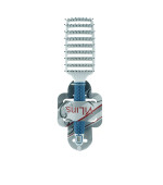 Щітка продувна Vilins біло-блакитна середня