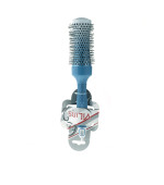 Щітка-брош Vilins увігнута C+I Nano Technology біло-блакитна 43 мм (1-3/4