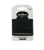 Резинка для волос Denman черные 10шт.