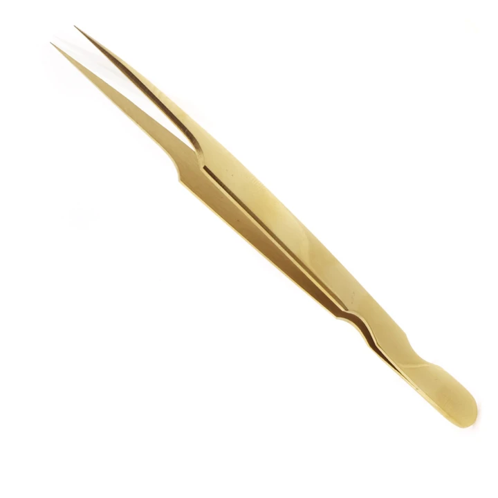 Набор Vivienne Gold Premium на 6 пинцетов с золотым напылением в раскладном пенале с магнитной кнопкой