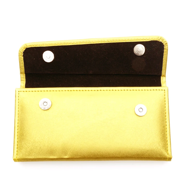 Набор Vivienne Gold Premium на 6 пинцетов с золотым напылением в раскладном пенале с магнитной кнопкой