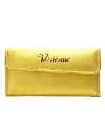 Набор Vivienne Gold Premium на 6 пинцетов с золотым напылением в раскладном пенале с магнитной кнопкой