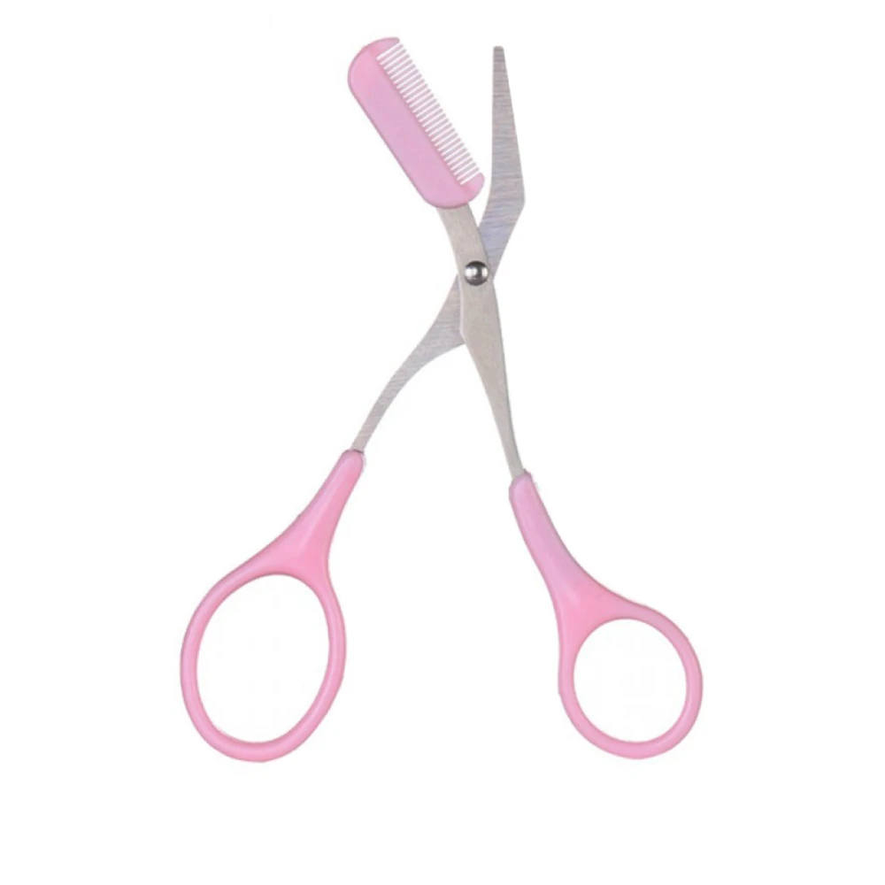 Ножнички с расческой для бровей Vivienne