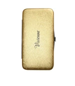 Набор Vivienne Gold 3 пинцета с золотым напылением в пенале со встроенным магнитом