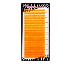 Ресницы в коробке Vivienne SAFARI Цветные 20 линий (0,15*C (7-16) оранжевый