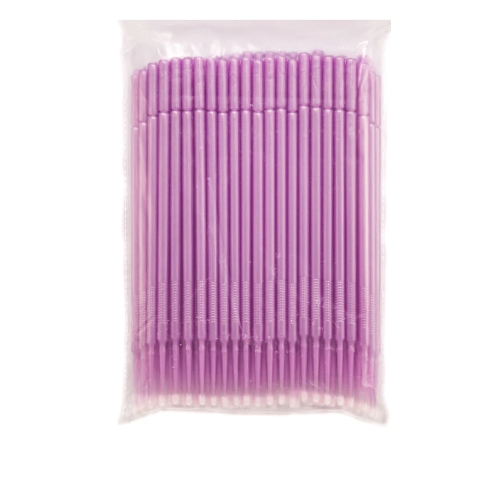 Палочки брашер Vivienne для коррекции ресниц 100 шт Розовый