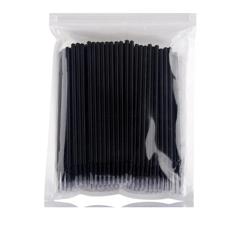 Палочки брашер Vivienne для коррекции ресниц 100 шт Черный