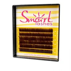 Ресницы в коробке Vivienne SMART Коричневый 6 линий (0,15*C (9,11,13))