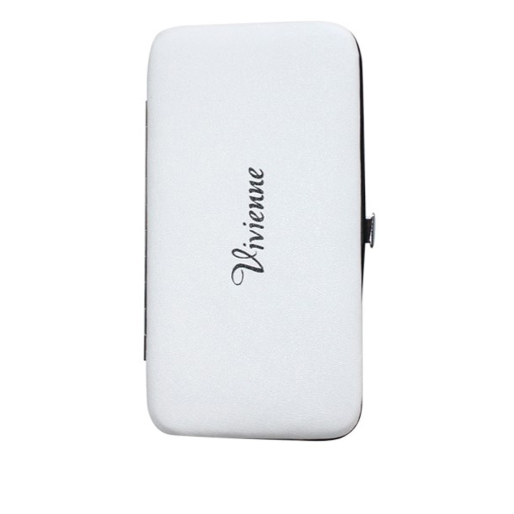 Пенал-книжка Vivienne со встроенным магнитом белый