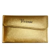 Пенал раскладной Vivienne с магнитной кнопкой на 6 пинцетов золото