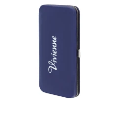 Пенал-книжка Vivienne двосторонній магніт Фіолетовий глянець