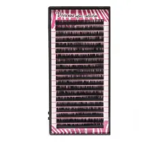 Ресницы в коробке Vivienne SAFARI Черный 20 линий (0,1*C (7-16))