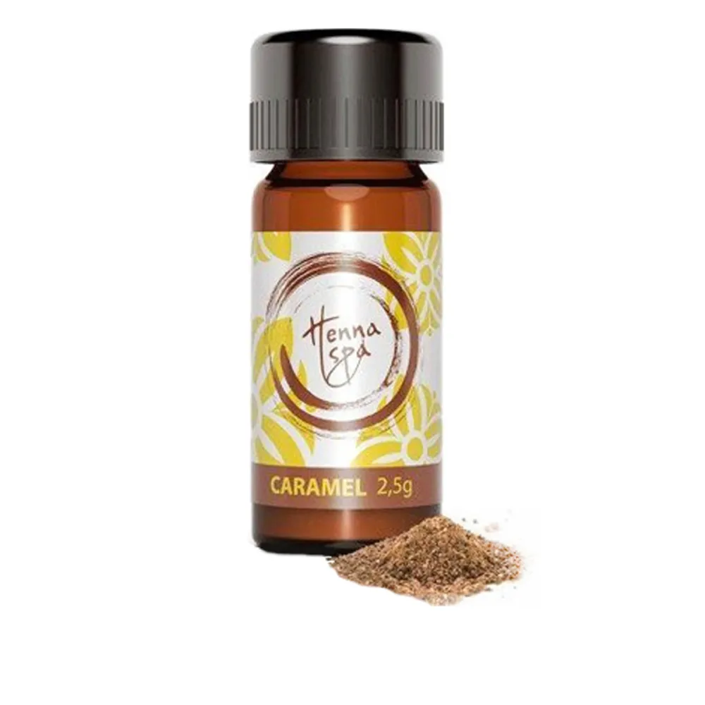 Хна для бровей Vivienne Henna SPA сухая 2,5 г + растворитель Caramel