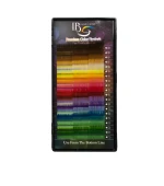 Вії I-Beauty у коробці 20 ліній веселка (0,1*D 11 мм)