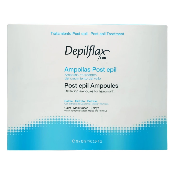 Сыворотка в ампулах для замедления роста волос на теле Depilflax 10 мл