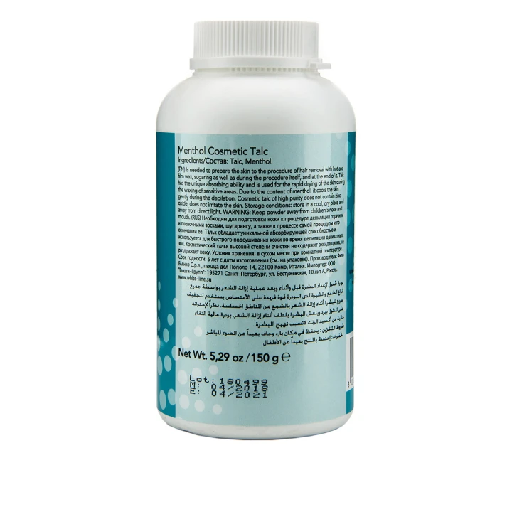 Тальк ItalWax с ментолом 150 г