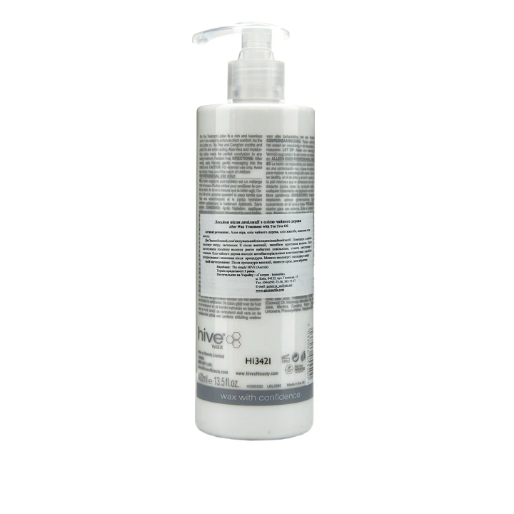 Лосьон после депиляции ItalWax Чайное дерево Hive 400 мл