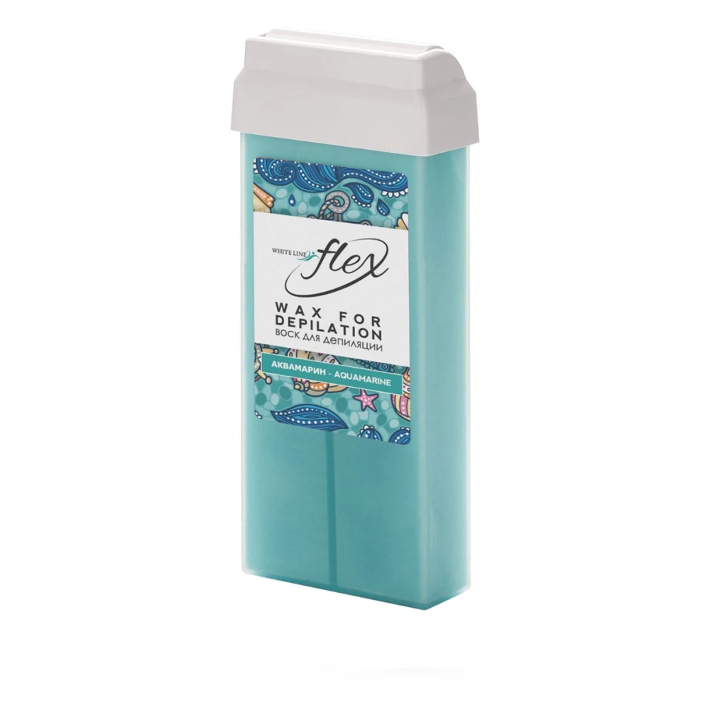 Воск в кассете ItalWax Flex аквамарин 100 мл