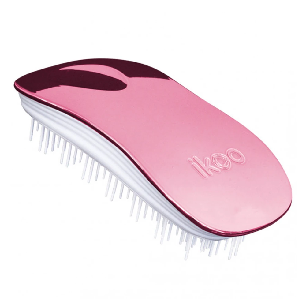 Гребінець IKOO Metallic White Home (Rose)