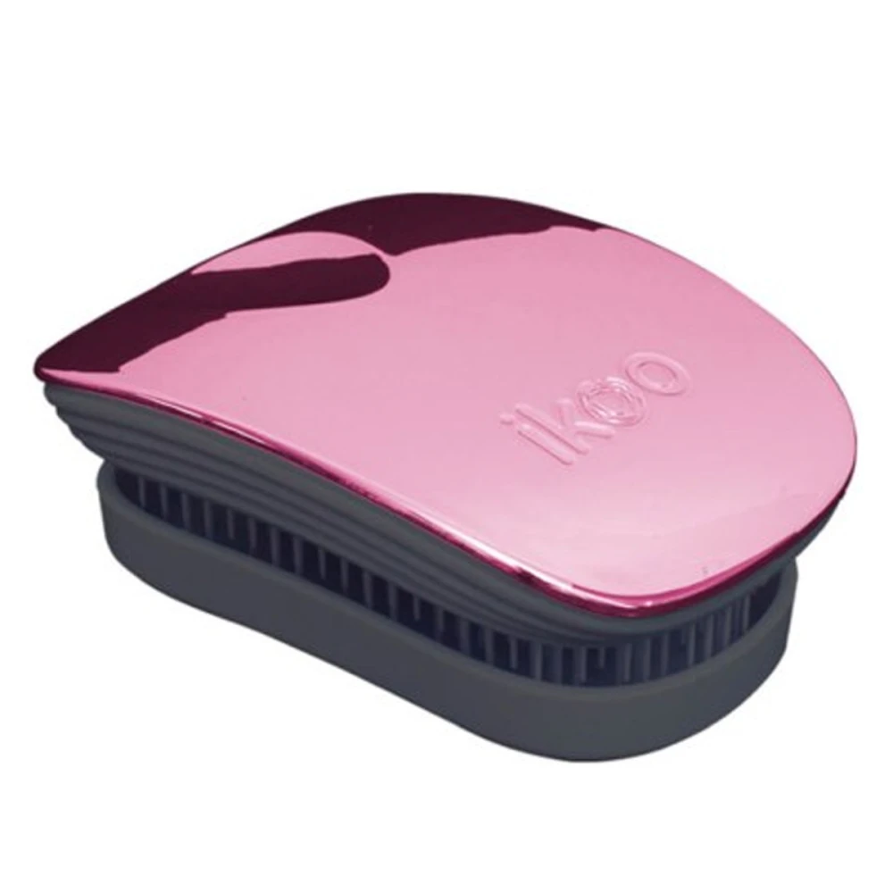 Расческа IKOO Metallic Black Pocket (Rose)