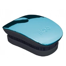 Расческа IKOO Pocket Metallic Black (ocean breeze)