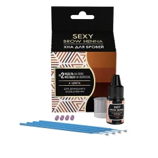 Набор Innovator Cosmetics для домашнего использования SEXY BROW HENNA 4 капсулы 4 цвета