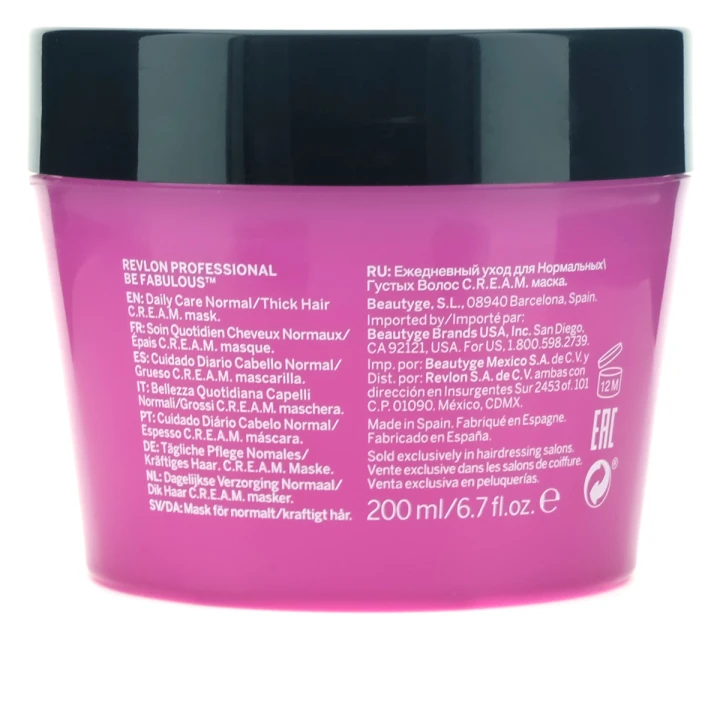 Маска для нормальных волос REVLON BE FABULOUS DAILY NORMAL MASK 200 мл