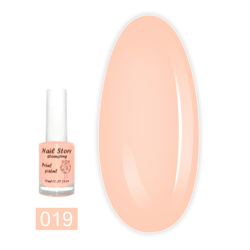 Лак NailStory для стемпинга 11 мл (19 Розовый персик)