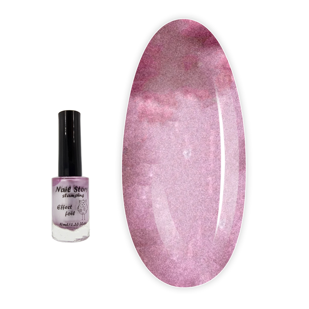 Лак NailStory для стемпинга 11 мл (Коралловый "эффект фольги")