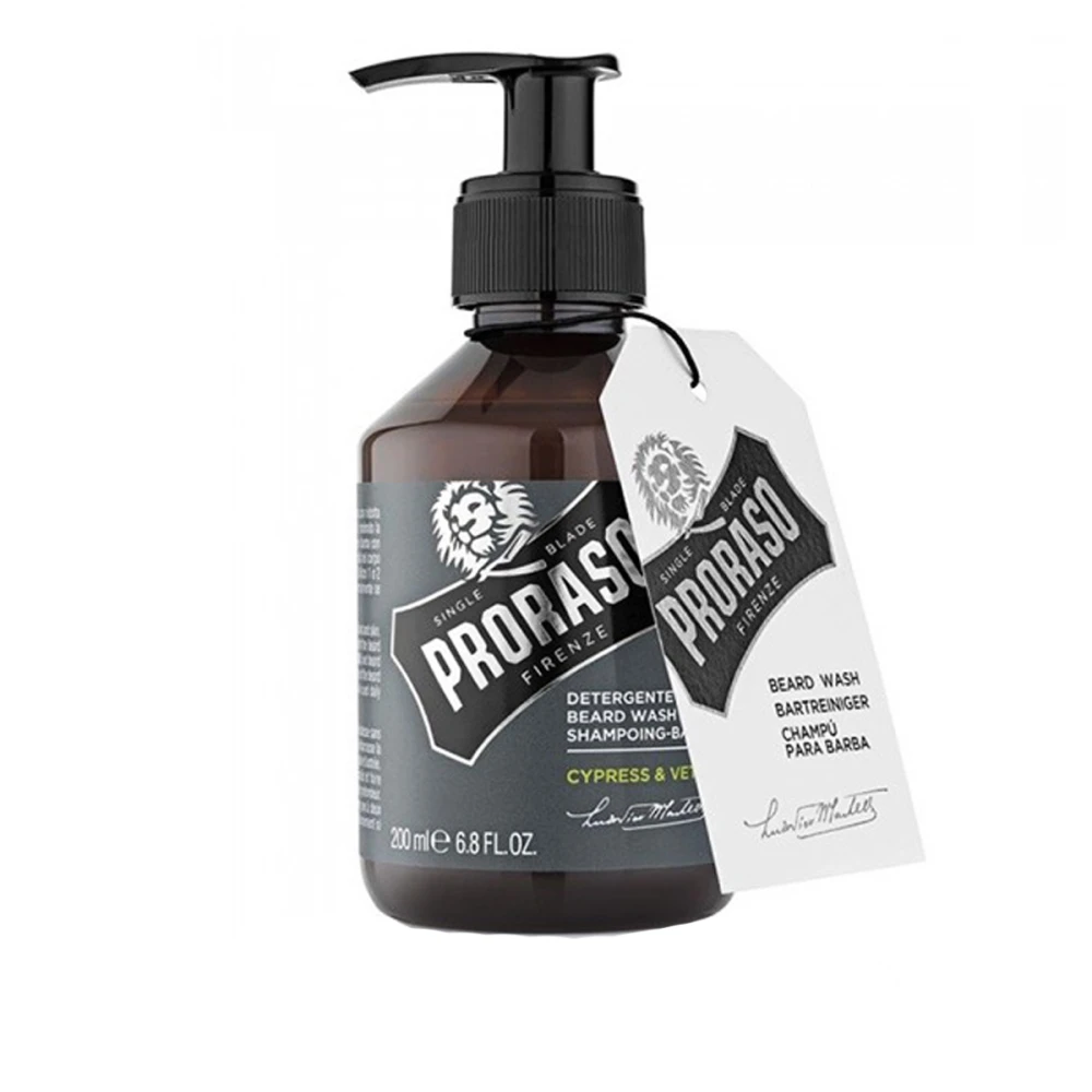 Шампунь для бороди Proraso Cypress & Vetyver Beard Wash 200 мл