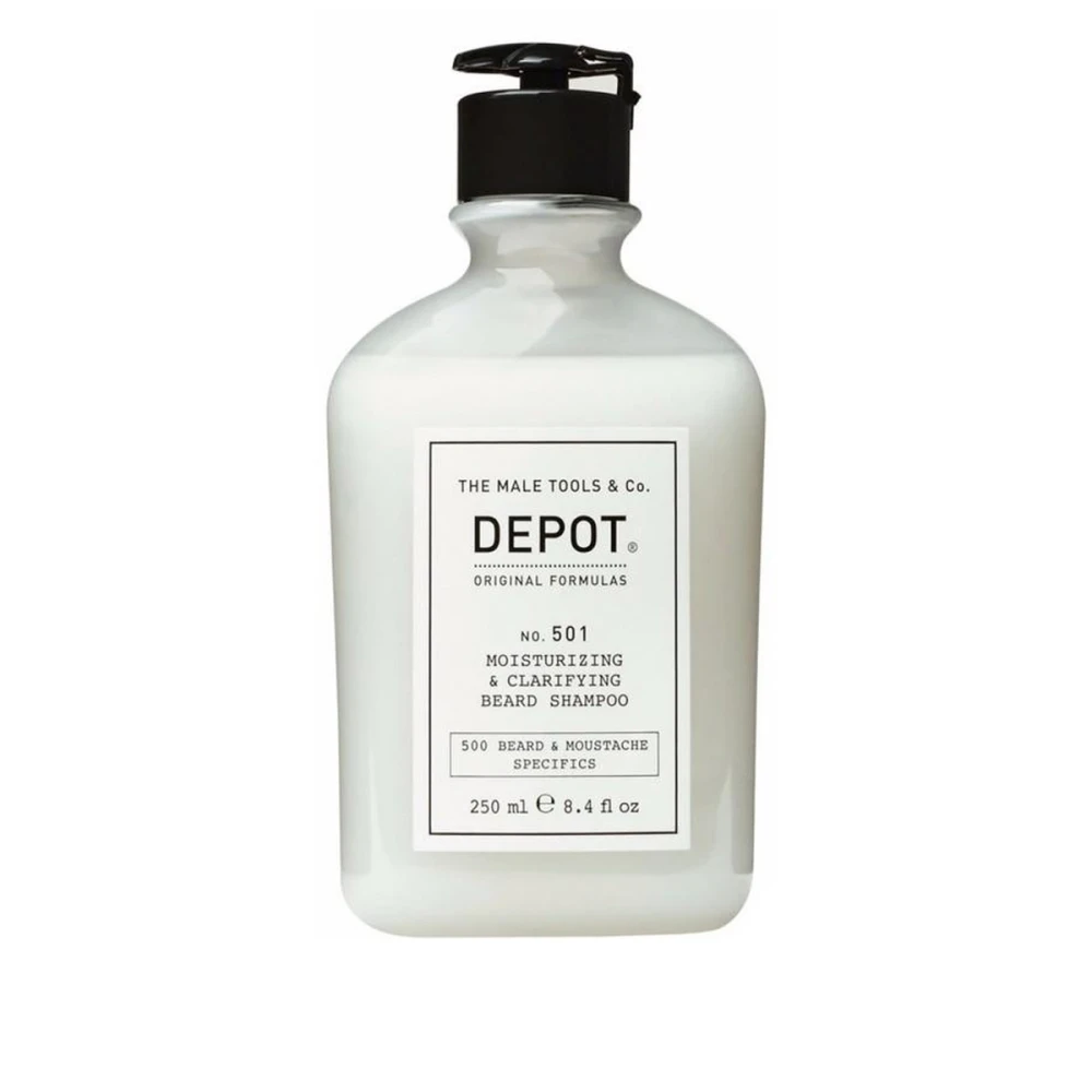 Шампунь DEPOT №501 очищающий и увлажняющий для бороды 250 мл