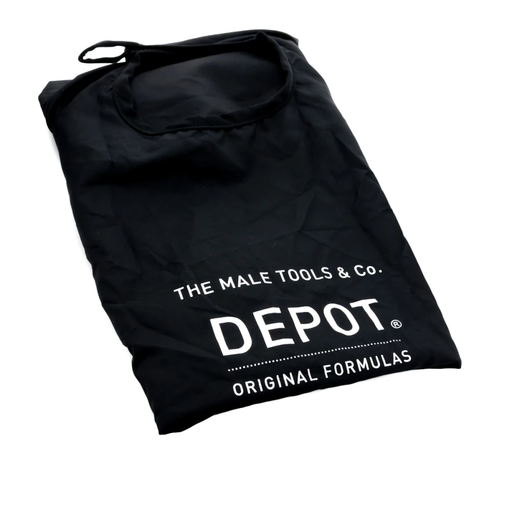 Пеньюар DEPOT для бороды черный