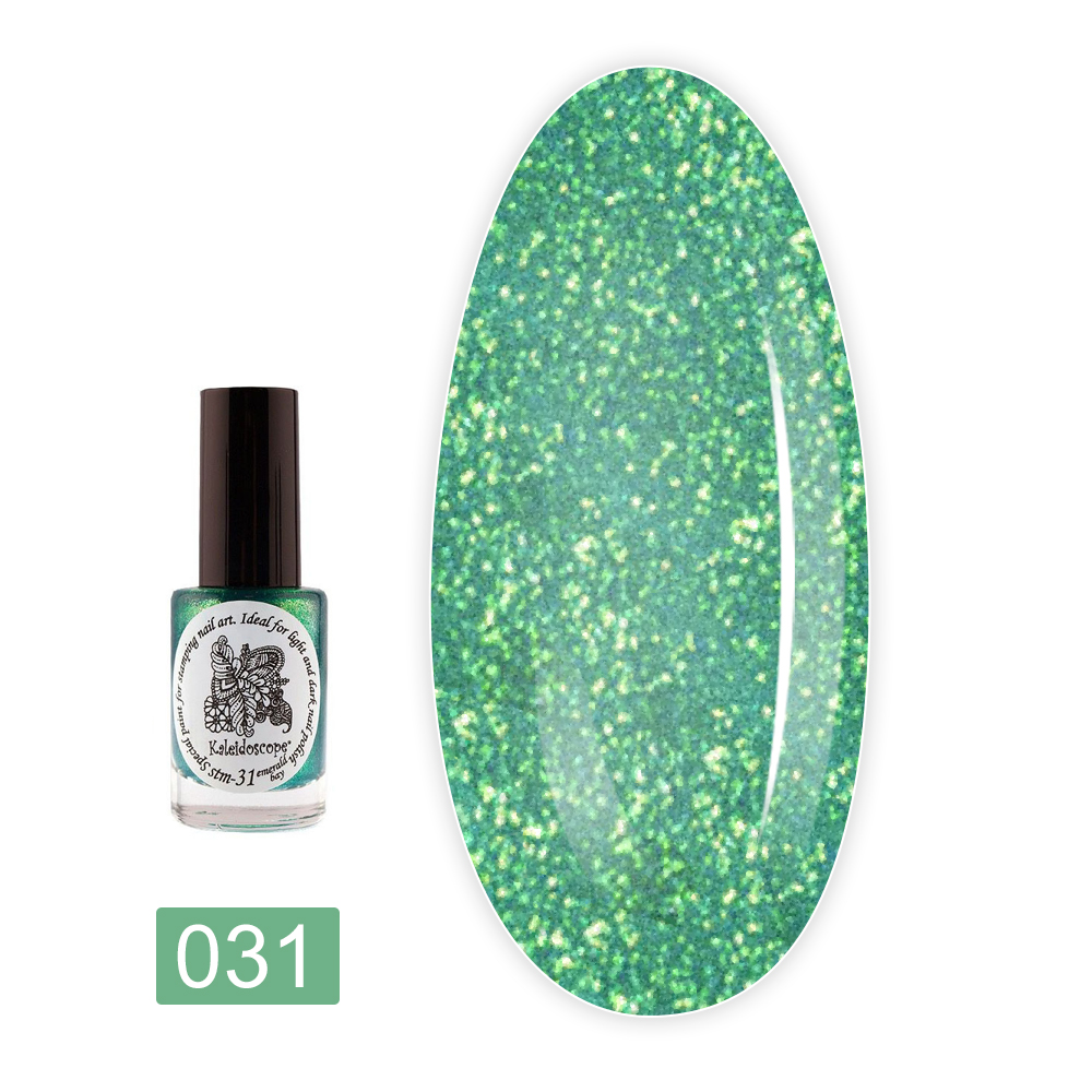 Фарба для стемпінгу EL CORAZON - Kaleidoscope 8 мл (031 emerald bay)