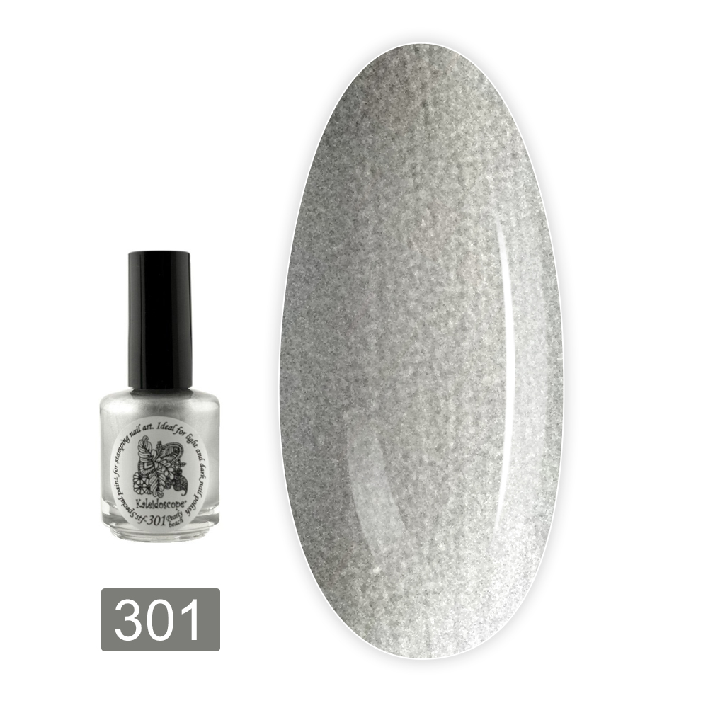 Краска для стемпинга EL CORAZON - KALEIDOSCOP зеркальная 15 мл (301 pearly beach)