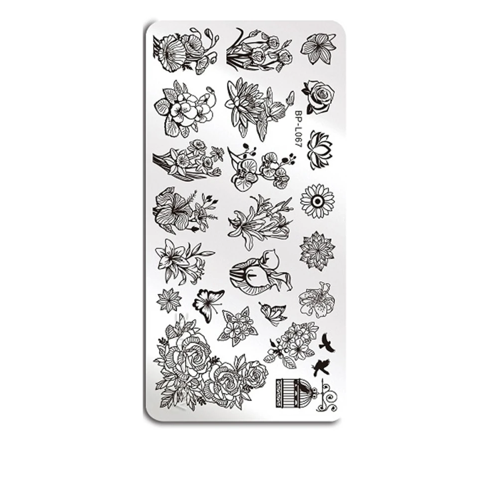 Пластина для стемпінгу Born Pretty велика (BP-L067)