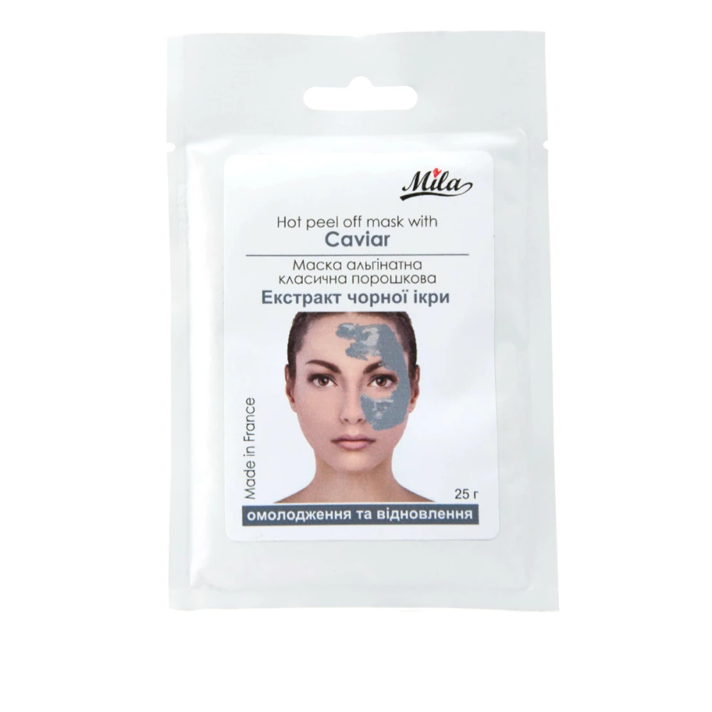 Маска MILA Альгинатная Классическая порошковая 25 гр (Экстракт черной икры)