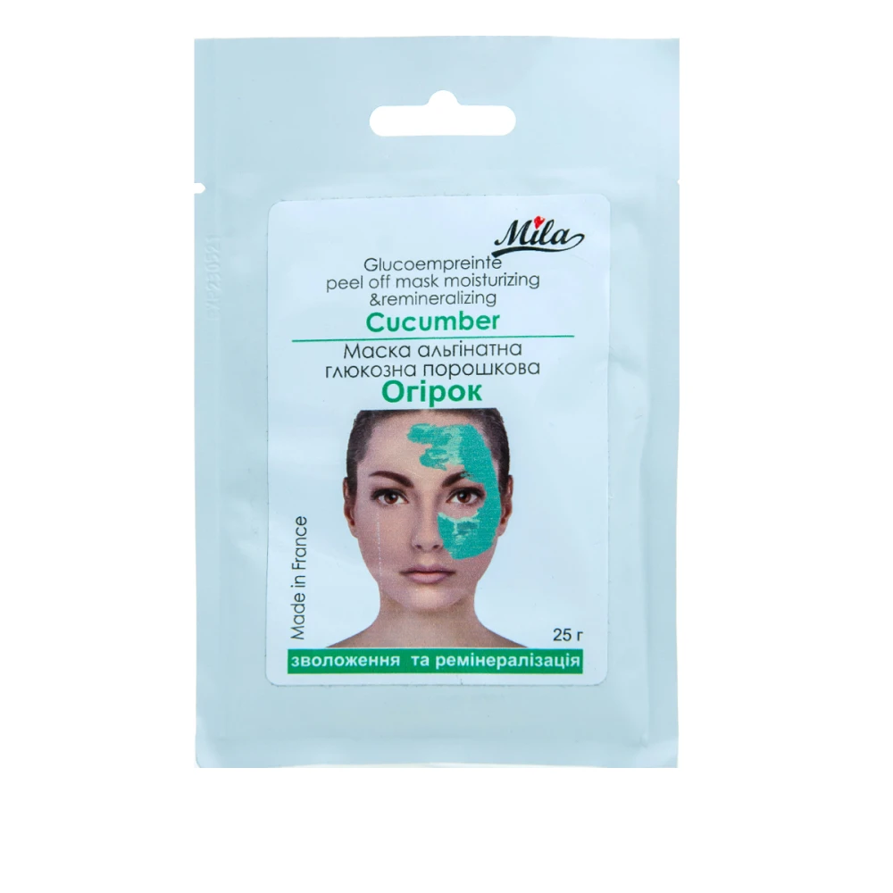 Маска MILA Альгинатная Классическая порошковая 25 гр (Огурец)