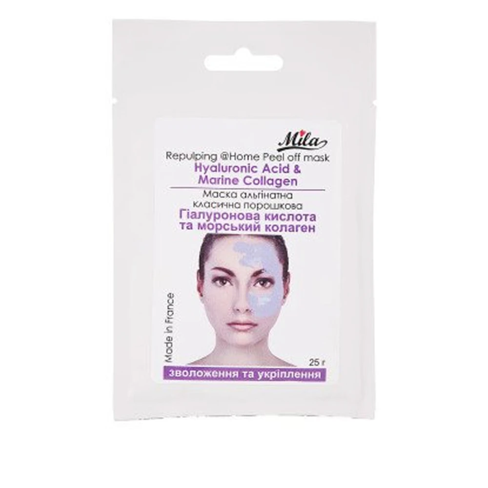 Маска MILA Альгинатная Классическая порошковая 25 гр (Гиалурон кислот морской коллаген)