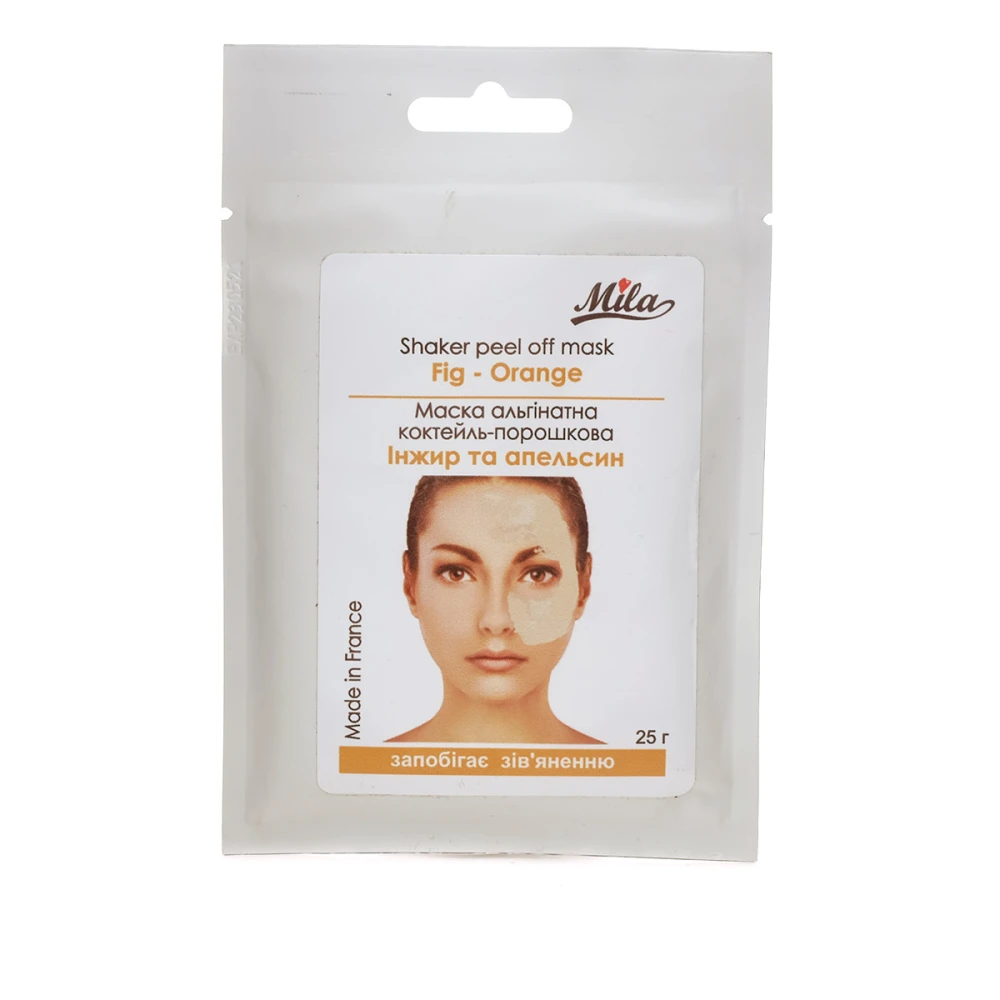 Маска MILA Альгінатна Класична порошкова 25 гр (Інжир апельсин)