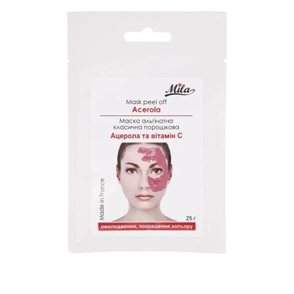 Маска MILA Альгінатна Класична порошкова 25 гр (Ацерол вітамін С)