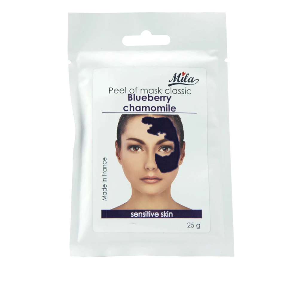 Маска MILA Альгінатна Класична порошкова 25 гр (Чорниця ромашка)