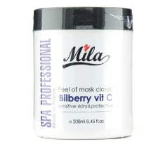 Маска MILA Альгінатна Класична порошкова 200 гр (Чорниця вітамін С)