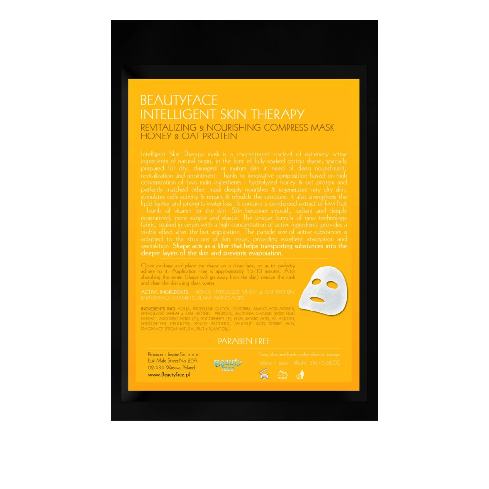 Маска BeautyFase Intelligent Skin Therapy с медом и белками 35+