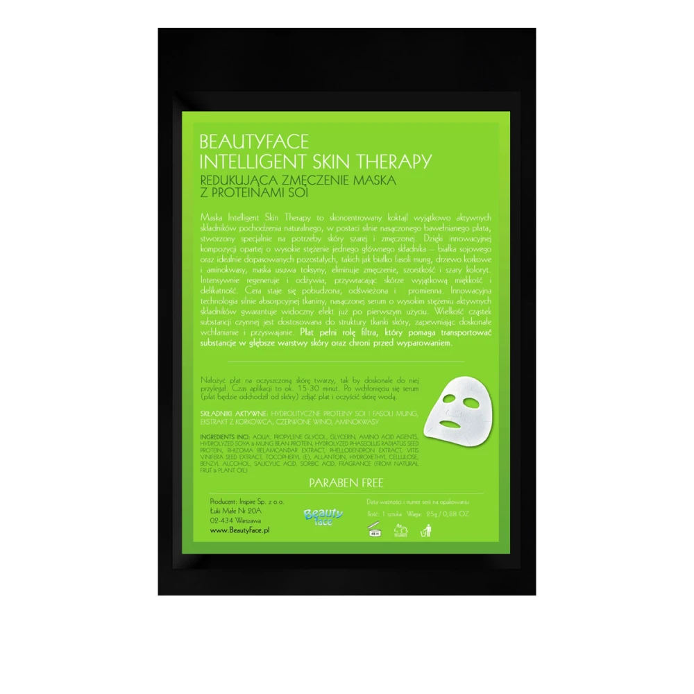 Маска BeautyFase Intelligent Skin Therapy с соевым белком для утомленной кожи