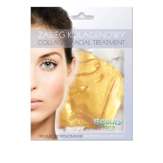 Маска Колагенова BeautyFase Collagen Fase Mask з 24-каратним золотом та гіалуронова кислота проти старіння