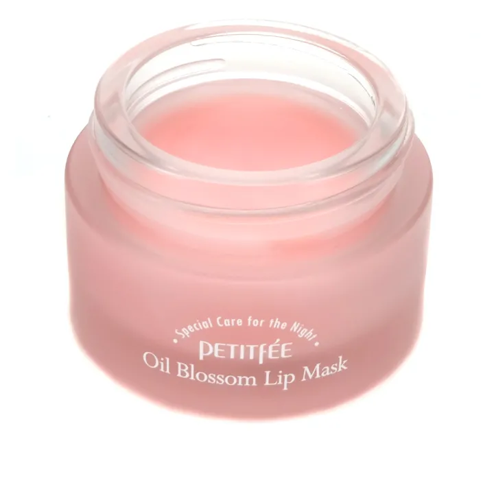 Маска нічна для губ з олією камелії та вітаміном Е PETITFEE Oil Blossom Lip Mask 15 г