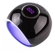 Лампа LED/UV гібрид STAR 5 з дисплеєм Чорна 48 Вт